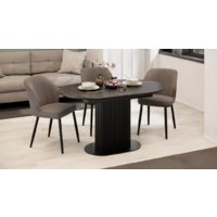 Трия Эридан Тип 2 раздвижной (черный муар/керамика матовая/черный мрамор) Image #2