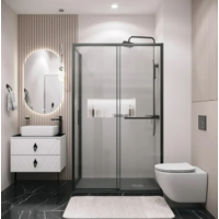 Grossman Style 130х100х195 / 120.K33.05.1310.21.02 (черный матовый/стекло шиншилла) Image #7