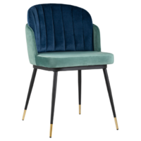 Stool Group Пенелопа / FDC8054 FUT-70 + FUT-40 (велюр мятный/синий)