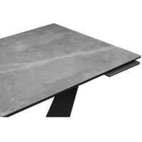 Woodville Кели 140-200х80х76 / 532395 (серый мрамор/черный) Image #5