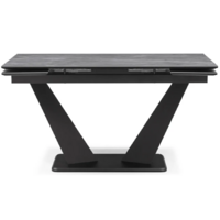 Woodville Кели 140-200х80х76 / 532395 (серый мрамор/черный)