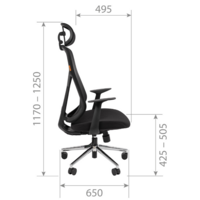 CHAIRMAN CH588 (серый пластик/серый) Image #5