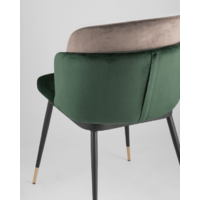 Stool Group Пенелопа / FDC8054 FUT-73 + FUT-54 (вельвет зеленый/коричневый) Image #4