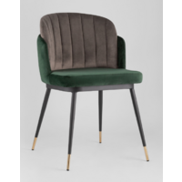 Stool Group Пенелопа / FDC8054 FUT-73 + FUT-54 (вельвет зеленый/коричневый)
