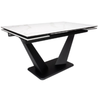 Woodville Кели 140-200х80х76 / 588010 (белый/черный)