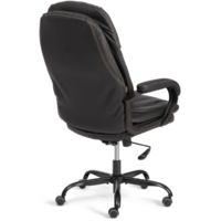 TetChair Comfort Lux (22) metalBL (кожзам, черный, 36-6) Image #3