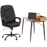 TetChair Comfort Lux (22) metalBL (кожзам, черный, 36-6) Image #14