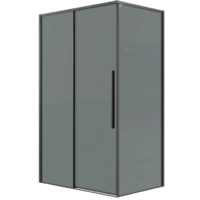 Grossman Galaxy 120х100х195 / 120.K33.01.1210.42.10 (графит сатин/тонированное стекло)