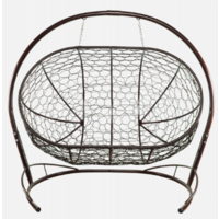 M-Group Лежебока / 11180201 (с коричневым ротангом/бежевая подушка) Image #10