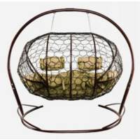 M-Group Лежебока / 11180201 (с коричневым ротангом/бежевая подушка) Image #5