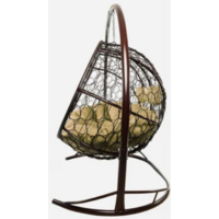 M-Group Лежебока / 11180201 (с коричневым ротангом/бежевая подушка) Image #4