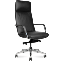 Norden Neo / HD-2218-1 H (черная кожа/алюминиевая база) Image #1