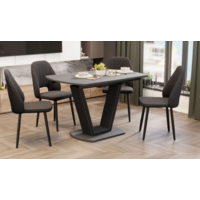 Трия Дели тип 2 (серый софт/стекло матовое серое) Image #5