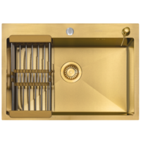 ARFEKA ECO AR мойка 700*500, коландер, дозатор GOLD Image #2