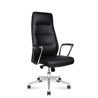 Norden Nancy Black Leather / L348HCA-01-black (алюминиевая база/кожа, черный)