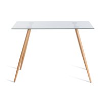 TetChair Sophia 80x110x75 металл/стекло/бук (прозрачный) Image #2