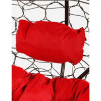 M-Group Лежебока / 11180206 (с коричневым ротангом/красная подушка) Image #4