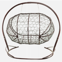 M-Group Лежебока / 11180206 (с коричневым ротангом/красная подушка) Image #11