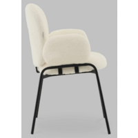 Stool Group Моллек с подлокотниками / AV 338-F01-9005 (букле молочный) Image #3