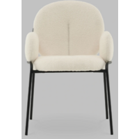 Stool Group Моллек с подлокотниками / AV 338-F01-9005 (букле молочный) Image #2