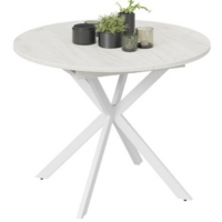 Трия Мэдисон раздвижной Тип 1 (белый муар/дуб крафт белый) Image #3