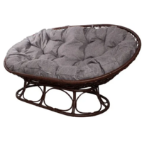 M-Group Мамасан Home / 12880209 (коричневый ротанг/пепел подушка) Image #1