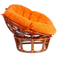 TetChair Mamasan 23/02 W с подушкой (коньяк/оранжевый) Image #2