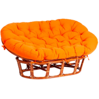 TetChair Mamasan 23/02 W с подушкой (коньяк/оранжевый)