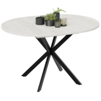 Трия Мэдисон раздвижной Тип 1 (черный муар/дуб крафт белый) Image #4