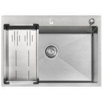 ARFEKA ECO AR мойка 700*500, коландер G, дозатор SATIN DECOR VOLCANIC Image #3