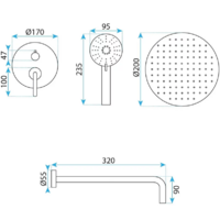 Rea Ontario black matt P5501 Image #7