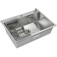 ARFEKA ECO AR мойка 700*500, коландер, дозатор SATIN Image #1