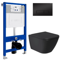 Lauter Nuremberg 21811B + 21901002 (черный, с кнопкой 219704HD черный)