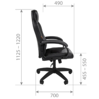 CHAIRMAN Game 17 экокожа (черный/серый/белый) Image #4