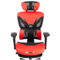 TetChair KingCobra искусственная кожа/сетка (черный/красный) Image #2