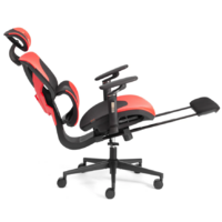 TetChair KingCobra искусственная кожа/сетка (черный/красный) Image #5
