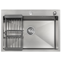 ARFEKA ECO AR мойка 700*500, коландер, дозатор SATIN DECOR MILLET GRAINS Image #2