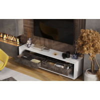 Трия Монтана TV-2 (белый/ателье темный глянец) Image #5