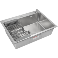 ARFEKA ECO AR мойка 700*500, коландер, дозатор SATIN DECOR VOLCANIC ROCK Image #1