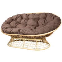 M-Group Мамасан / 12850515 (бежевый ротанг/какао подушка) Image #1