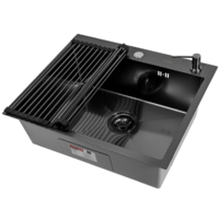 ARFEKA ECO AR мойка 600*500, роллер-мат, дозатор BLACK DECOR MILLET GRAINS Image #1