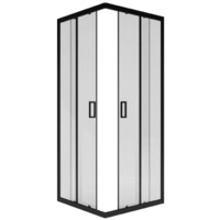 Метакам City Trend Black 80x80 / KKS_016831 (черный/прозрачное стекло)