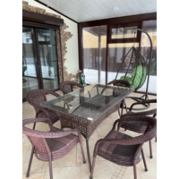 AIKO Deco 6 PLUS с прямоугольным столом 7034П шоколад Image #4