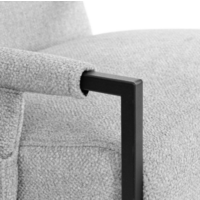 TetChair Чарли Люкс (велюр/букле, VT shape silver) Image #7