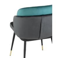 Stool Group Пенелопа / FDC8054 FUT-83 + FUT-74 (вельвет бирюзовый/антрацит) Image #4