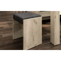 Трия Пекин (дуб крафт белый/микровелюр Duna Steel) Image #5