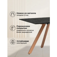 Woodville Райн 116-160x77 раздвижной / 619234 (малави/медь) Image #2