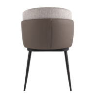 Stool Group Пенелопа / FDC8054O BEL-14+270-23 (рогожка серый/экокожа серый) Image #4