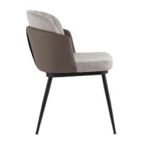 Stool Group Пенелопа / FDC8054O BEL-14+270-23 (рогожка серый/экокожа серый) Image #3