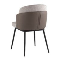 Stool Group Пенелопа / FDC8054O BEL-14+270-23 (рогожка серый/экокожа серый) Image #5